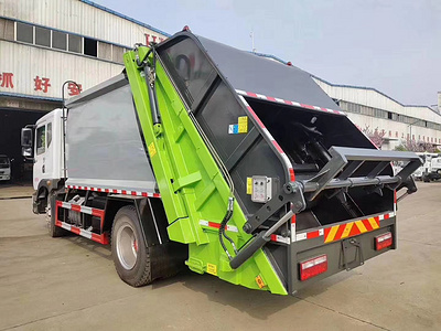 国六12方压缩垃圾车图片配置介绍图片