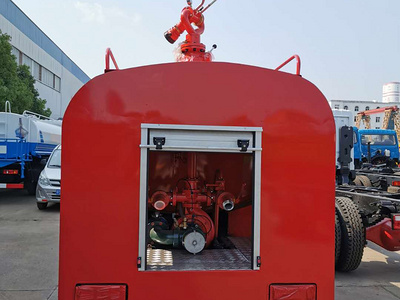 东风消防洒水车图片  程力消防洒水车生产厂家价格 水罐消防洒水车车图片