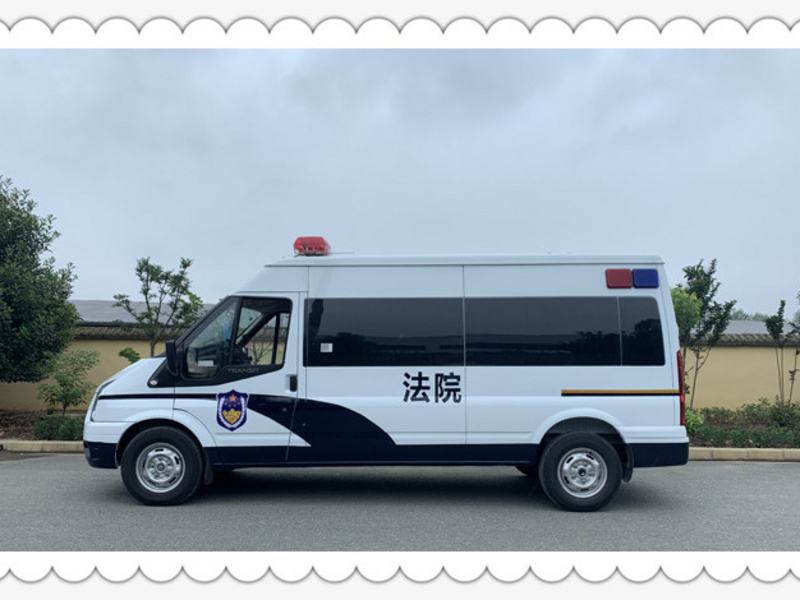 吉林通化县某法院在我司提江铃V348囚车一台