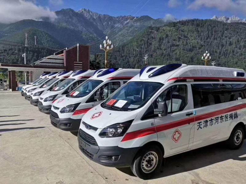 天津市河东区捐赠迭部县卫生健康局 6台福特负压救护车