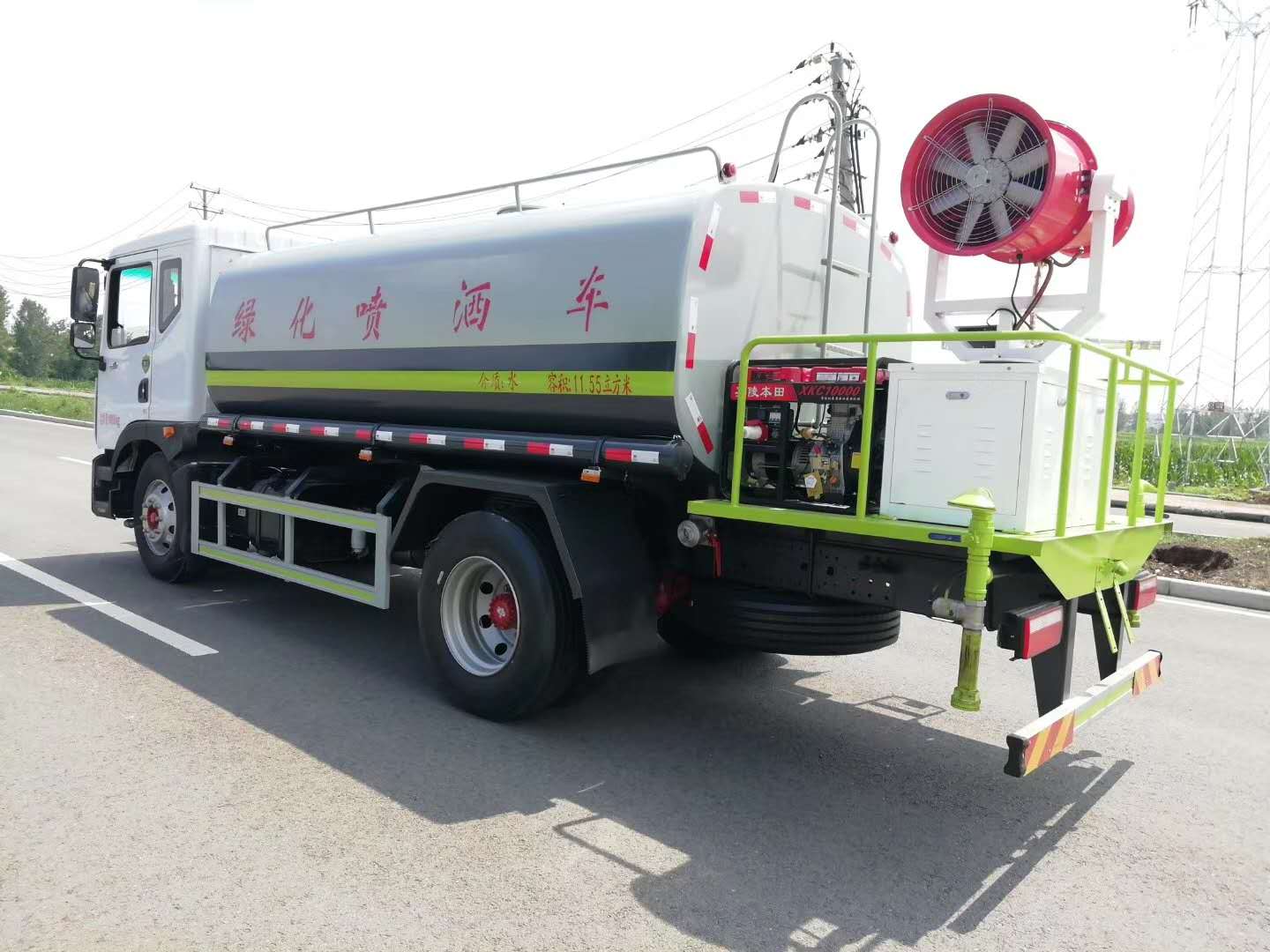 国六东风D9 12吨抑尘车|40米喷雾车图片
