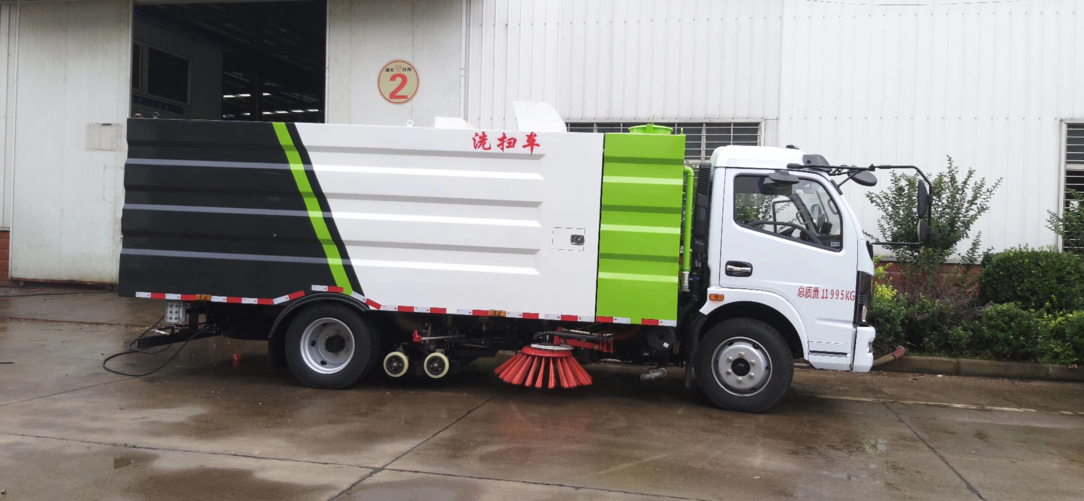 国六新款东风凯普特K7洗扫车9吨洗扫车图片