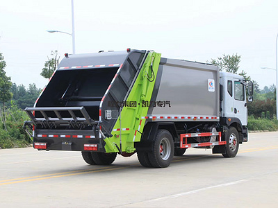 国六D9压缩垃圾车可装12方厂家直销图片
