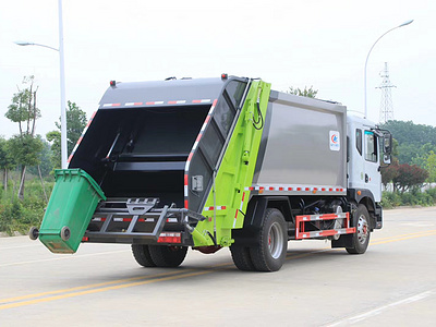 国六12方压缩式垃圾车厂家图片