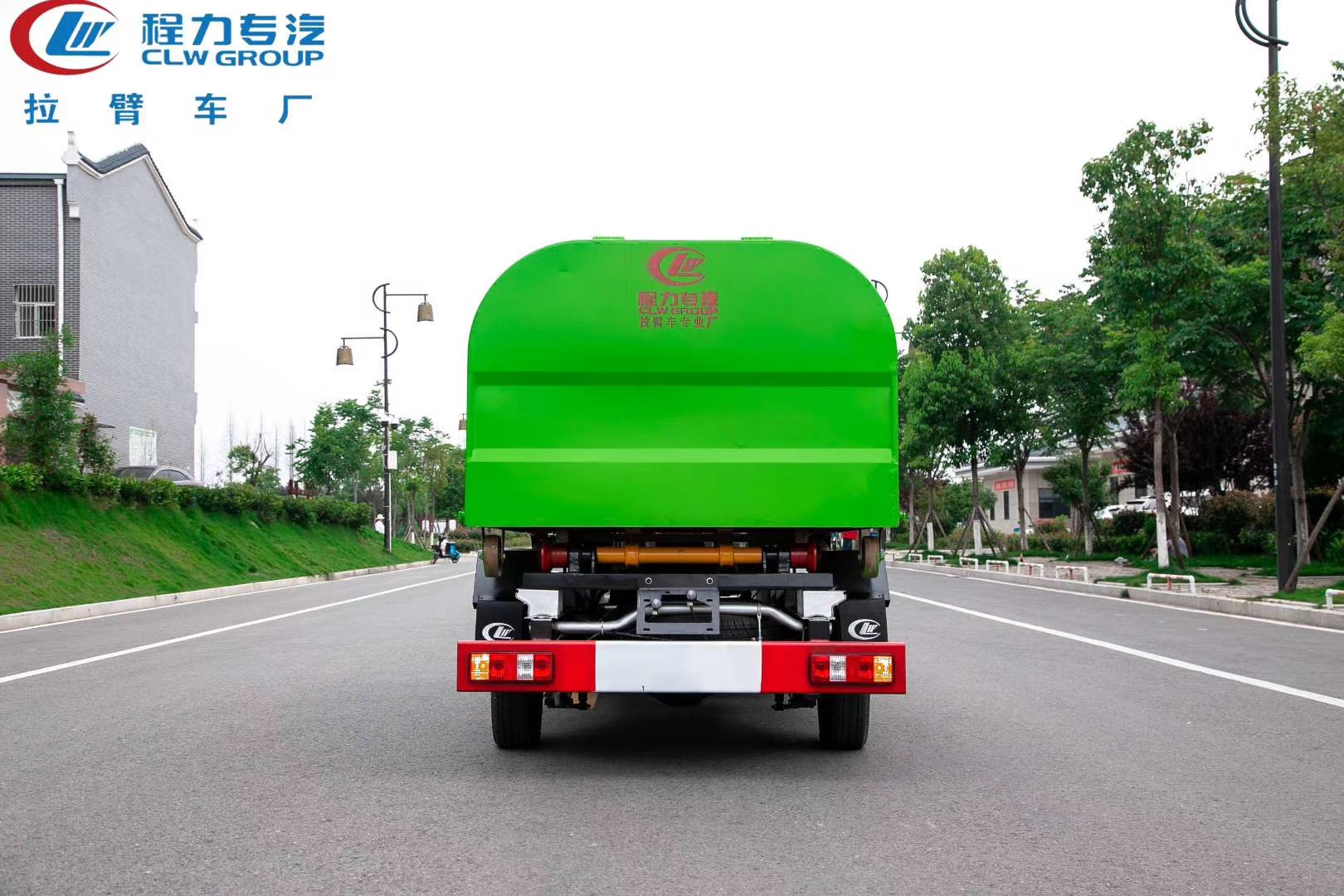 国六东风小康3方勾臂式垃圾车图片