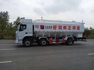 HNY5250ZSLL6（聚尘王）柳汽乘龙国六电动散装饲料运输车图片