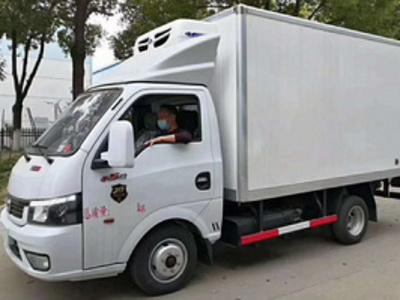 东风途逸柴油冷藏车，9.2万，3.5米箱长，提车有惊喜图片