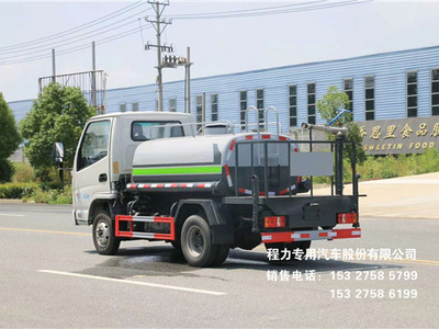 国六凯马（柴油版）蓝牌3吨绿化喷洒车图片