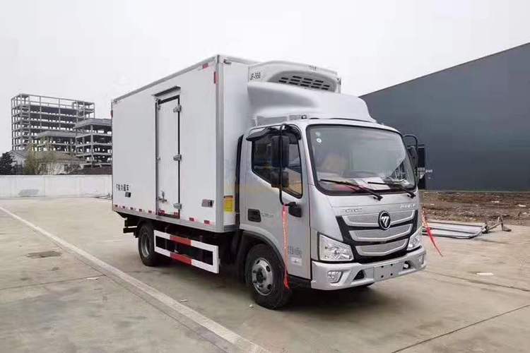 4.2米肉钩冷藏车，福田欧马可S3宽体冷藏车，承载5吨图片