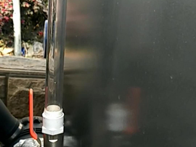 雾炮车洒水车使用流程操作视频1-6（4）观察洒水车进水量视管情况图片