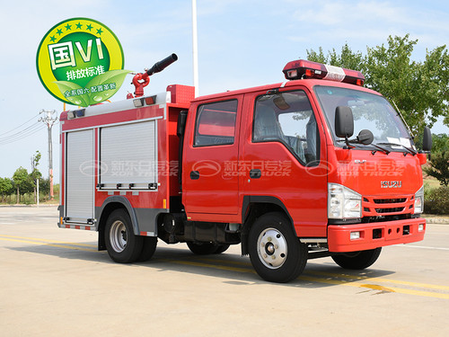 國六100P水罐消防車圖片
