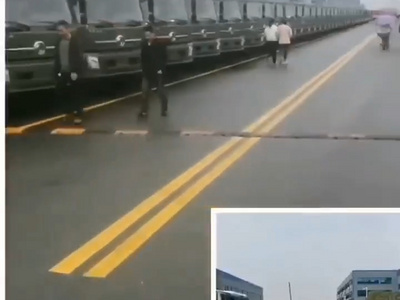 军用清障车出口视频图片