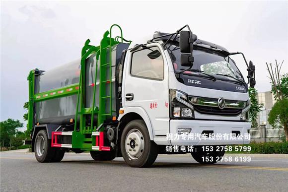 国六东风K7款8~10方自装卸式垃圾车