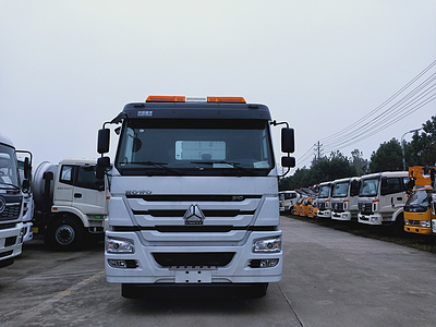 16吨重汽豪沃大型救援拖车价格310马力清障车厂家图片