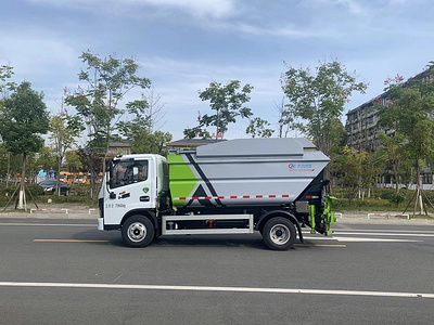 东风多利卡自装卸式垃圾车图片