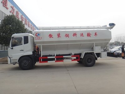 东风天锦20方散装饲料车10吨散装饲料车图片