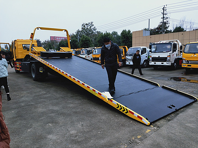 解放重载拖车8米多大平板清障车价格解放10吨上装操作视频视频图片