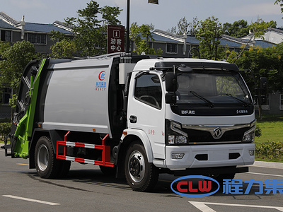 国六东风（8方）大多利卡压缩式垃圾车图片