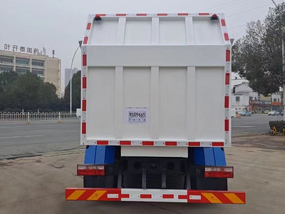 东风多利卡D9侧装挂桶压缩式垃圾车厂家直销在哪里包送货上门包上户图片