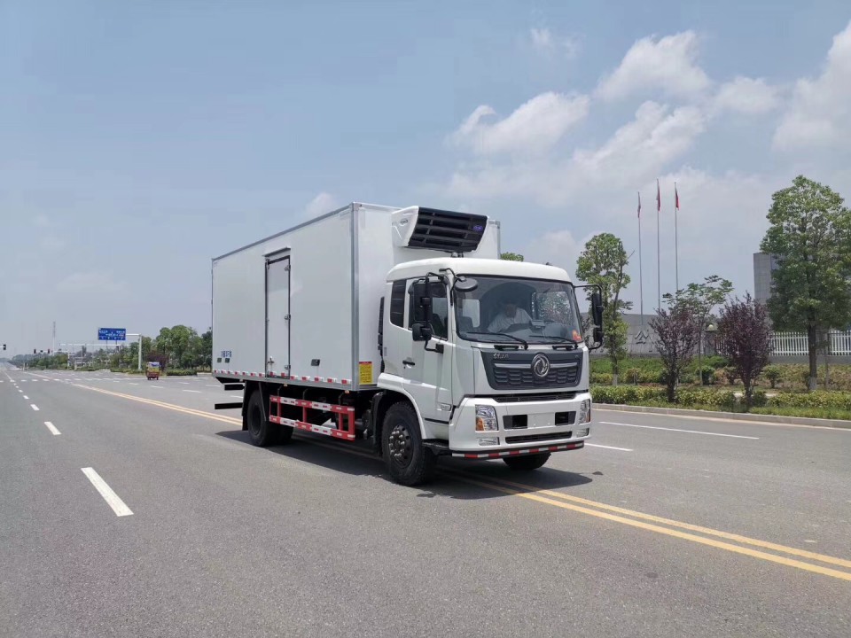 国六东风天锦VR6米8冷藏车图片