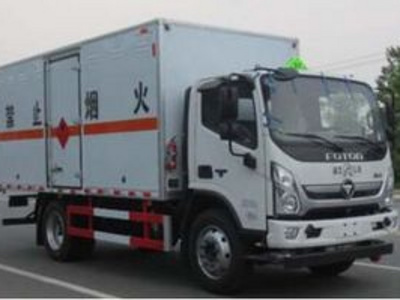 国六福田7吨腐蚀性物品厢式运输车图片杂项危险物品厢式运输车图片
