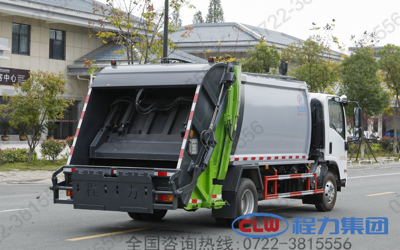 国六东风（8方）大多利卡压缩式垃圾车图片