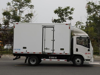 陕汽德龙国六蓝牌4.2米冷藏车九万起图片