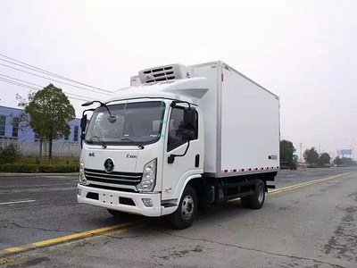 国六陕汽德龙轻卡4.1米冷藏车厂家直销价格报价图片视频图片