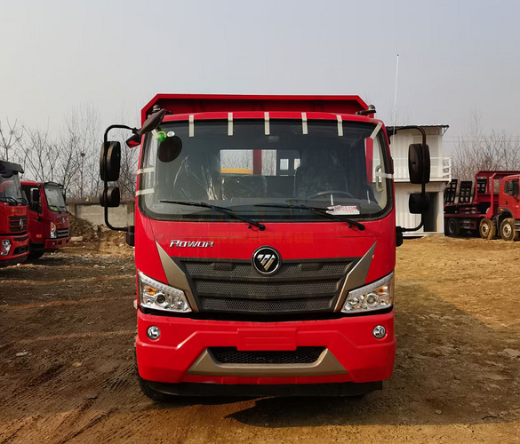 国六福田瑞沃12吨挖机平板运输车图片