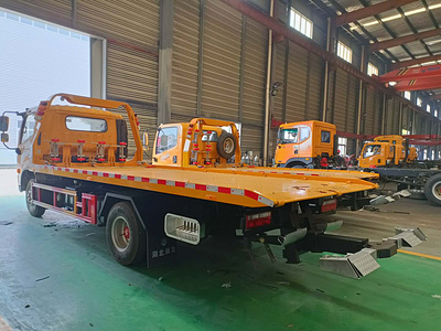 国六5吨黄牌东风一拖二救援拖车价格清障车厂家生产图片图片