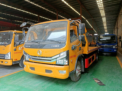 国六5吨黄牌东风一拖二救援拖车价格清障车厂家生产图片图片