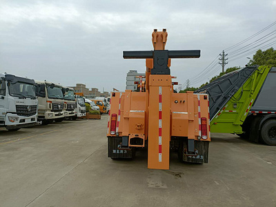 20吨重汽豪沃一拖一重型清障车拖车配置价格厂里国六350马力图片