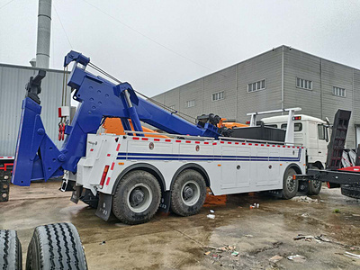 16吨25吨陕汽拖吊联体大型清障车价格375马力救援拖车厂家图片图片