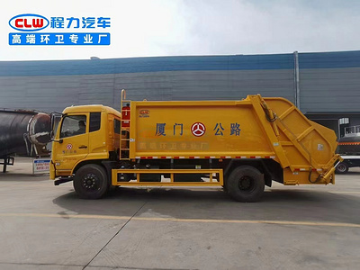 国六东风天锦14方压缩垃圾车生产厂家直销在哪里图片