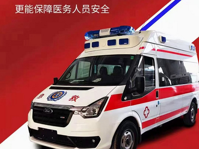  江鈴福特ABS一體成型高端內飾負壓救護車多少錢圖片