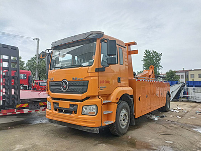 国六陕汽大型拖车救援清障车报价厂家350马力高配驾驶室图片图片