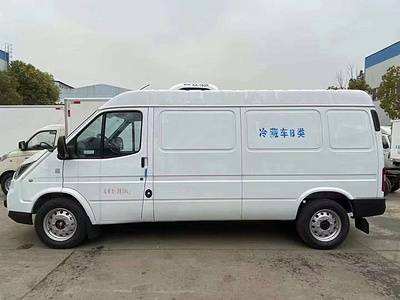国六江铃特顺面包冷藏车疫苗药品恒温冷藏运输车图片