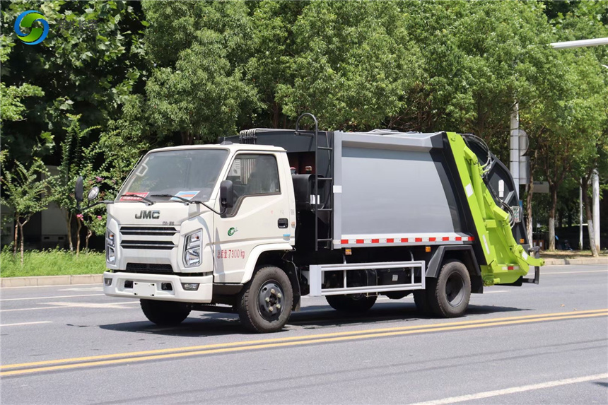 国六9方江铃压缩垃圾车程力牌对接垃圾车厂家市政环卫车图片图片