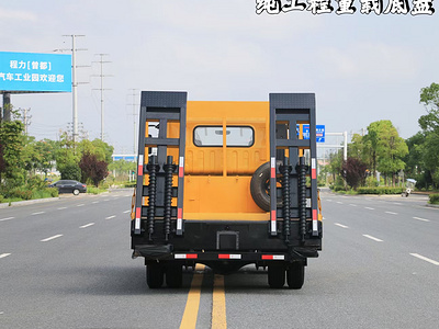 福田国六小黄牌平板运输车厂家直销送临牌包送到家图片