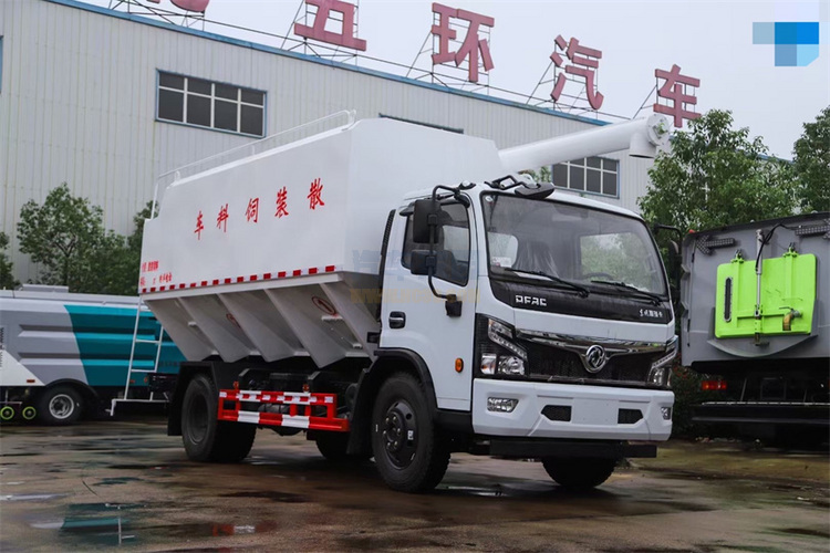 国六8吨东风散装饲料车猪苗鸡苗饲料运输车图片图片