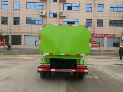 东风7方自装卸式挂桶垃圾车图片