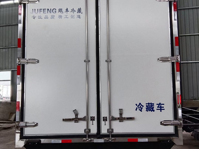 国六陕汽德龙蓝牌4米厢体冷藏车厂家价格多少钱图片