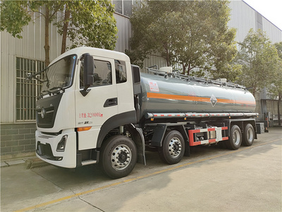 国六东风天龙18吨氢氯酸腐蚀性物品罐式运输车图片