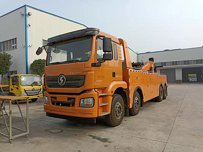 国六陕汽德龙4轴潍柴400马力大型道路救援拖车厂家图片报价图片