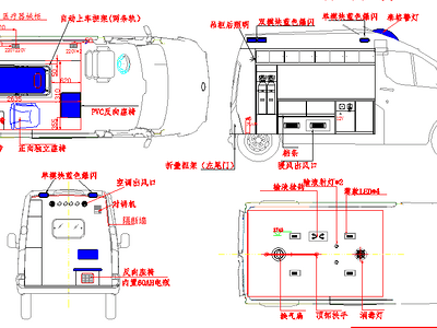福特全顺V362中轴中顶监护型救护车（汽油版-国Ⅵ）图片
