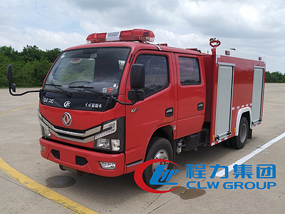 东风2.5吨水罐消防车图片