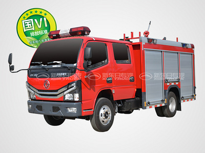 国六 东风多利卡2.5吨水罐消防车图片