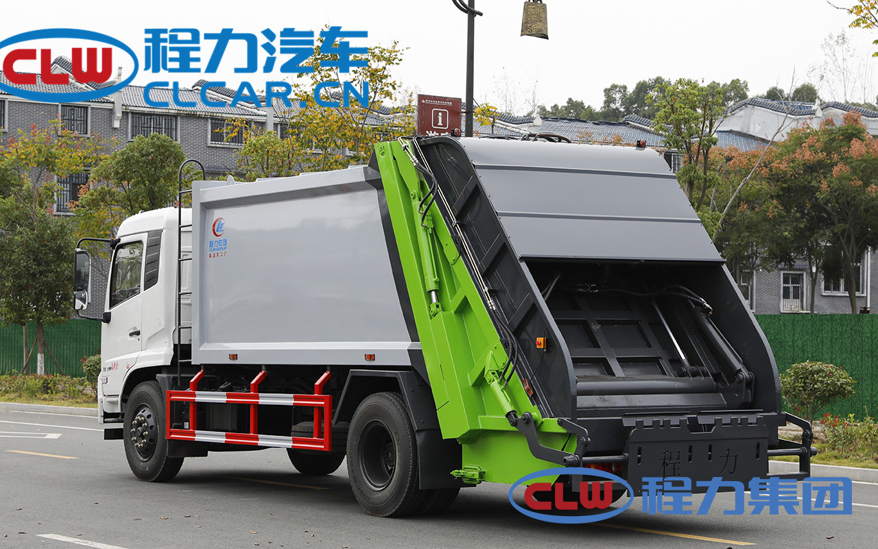 国六东风天锦（14方）压缩式垃圾车图片
