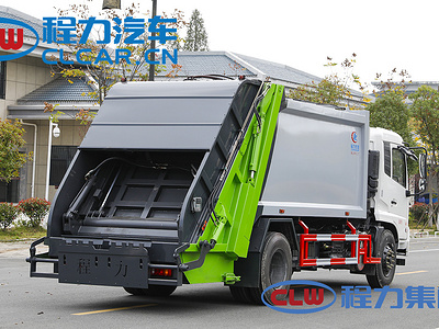 國六東風天錦（14方）壓縮式垃圾車圖片