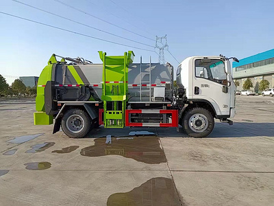 陕汽商用轩德E9新能源12吨纯电动餐厨垃圾车图片